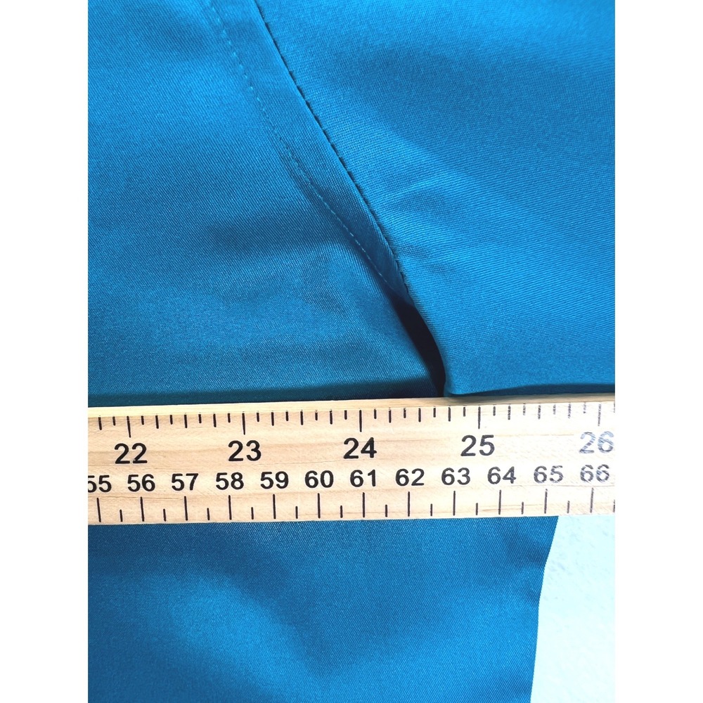 Flex Mens Luxury Collection Teal Blue Long Sleeve Button Down Dress Shirt XL - Picture 11 of 14